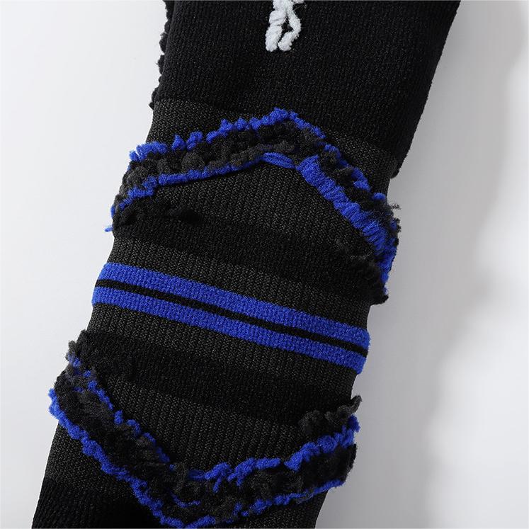 3 Pairs Long Knee Compression Marathon Sports Running Socks Test Sample